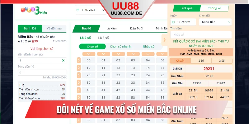 Đôi nét về game xổ số miền Bắc online